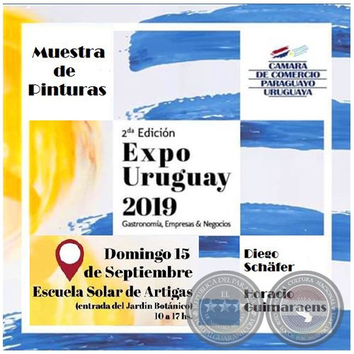 2da. EXPO URUGUAY 2019 - Muestra de Pinturas - Domingo, 15 de Septiembre de 2019